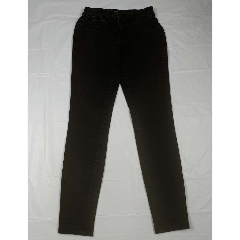 Maurices Womens Black Skinny Jeans High Rise Stretch Denim Size Small Long S L